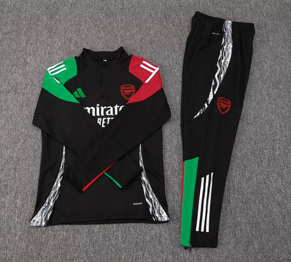 2024/2025 Arsenal Half-Pull Tracksuit  Black 1:1 Thai Quality FTBL4ALL