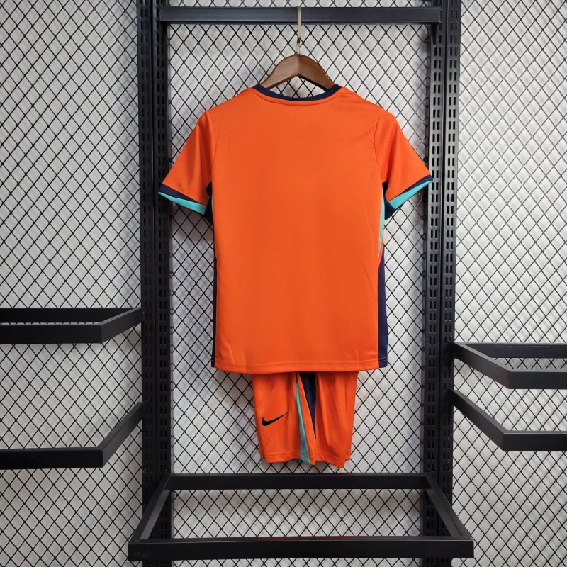 2024 Netherlands Home Football Shirt 1:1 Thai Quality Kids Size FTBL4ALL