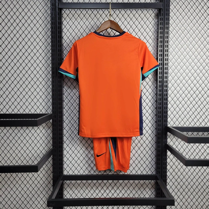 2024 Netherlands Home Football Shirt 1:1 Thai Quality Kids Size FTBL4ALL