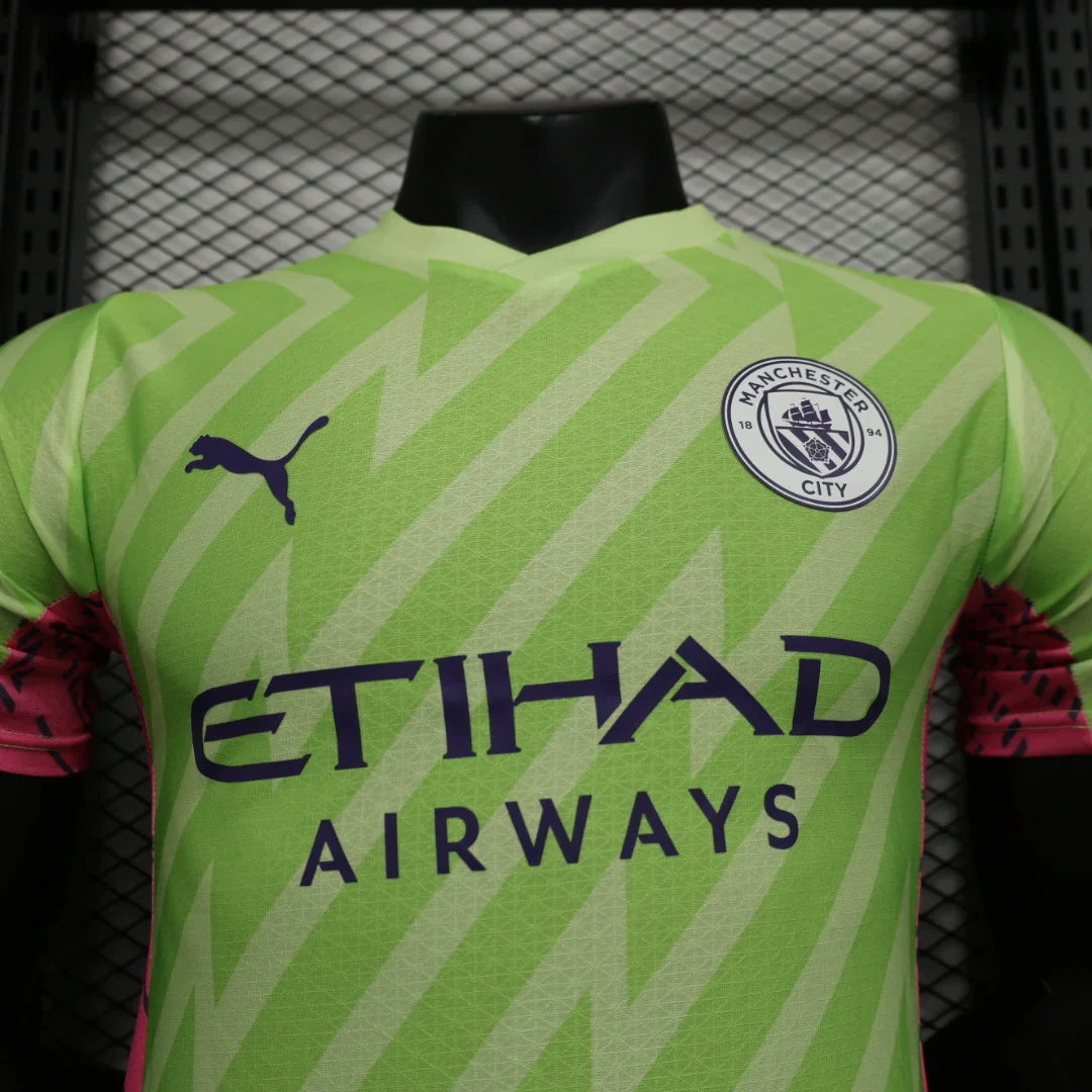2023/2024 Manchester City Goalkeeper Green Football Shirt 1:1 Thai Quality - Player Version FTBL4ALL