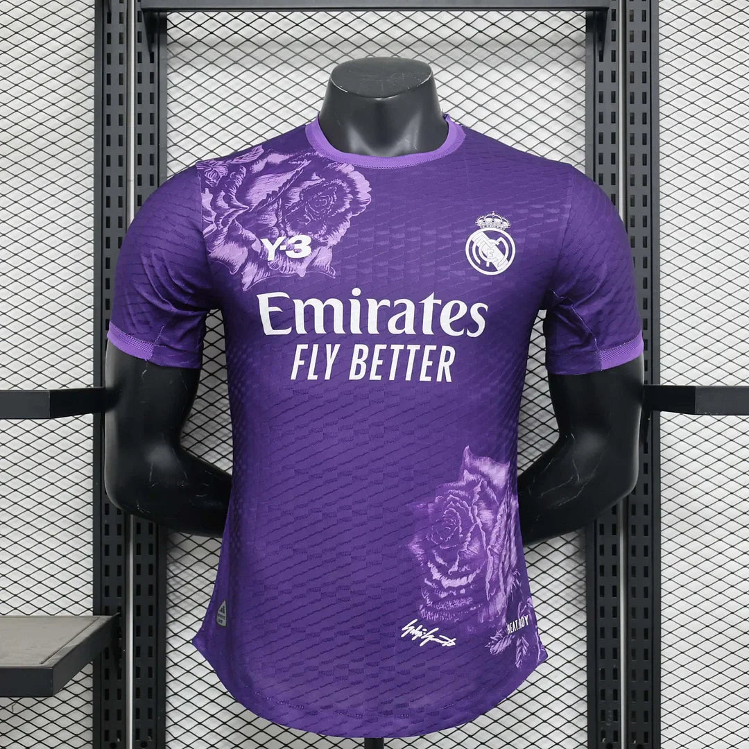 2023/2024 Real Madrid Y-3 Special Edition Purple Football Shirt - Player Version FTBL4ALL