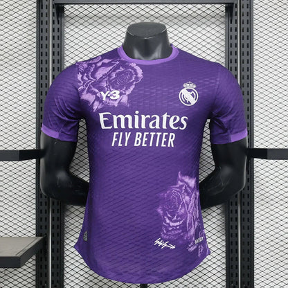 2023/2024 Real Madrid Y-3 Special Edition Purple Football Shirt - Player Version FTBL4ALL