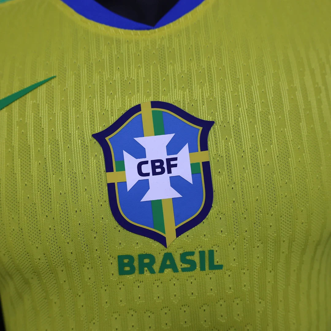 2025 Brazil Home Soccer Jersey - Player Version FTBL4ALL