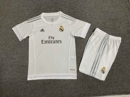 2015/2016 Retro Kids Size Real Madrid Home Soccer Jersey FTBL4ALL