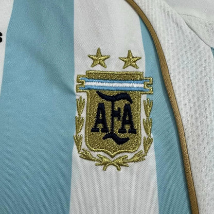 2006 Retro Argentina Home Football Shirt Kids Size FTBL4ALL