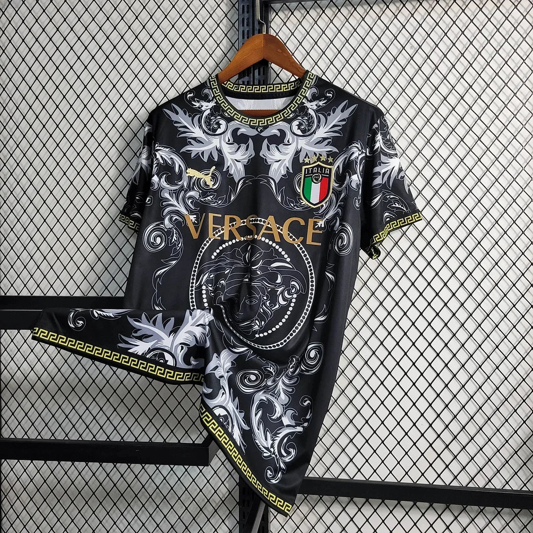 2023 Italy Special Edition Black Soccer Shirt FTBL4ALL