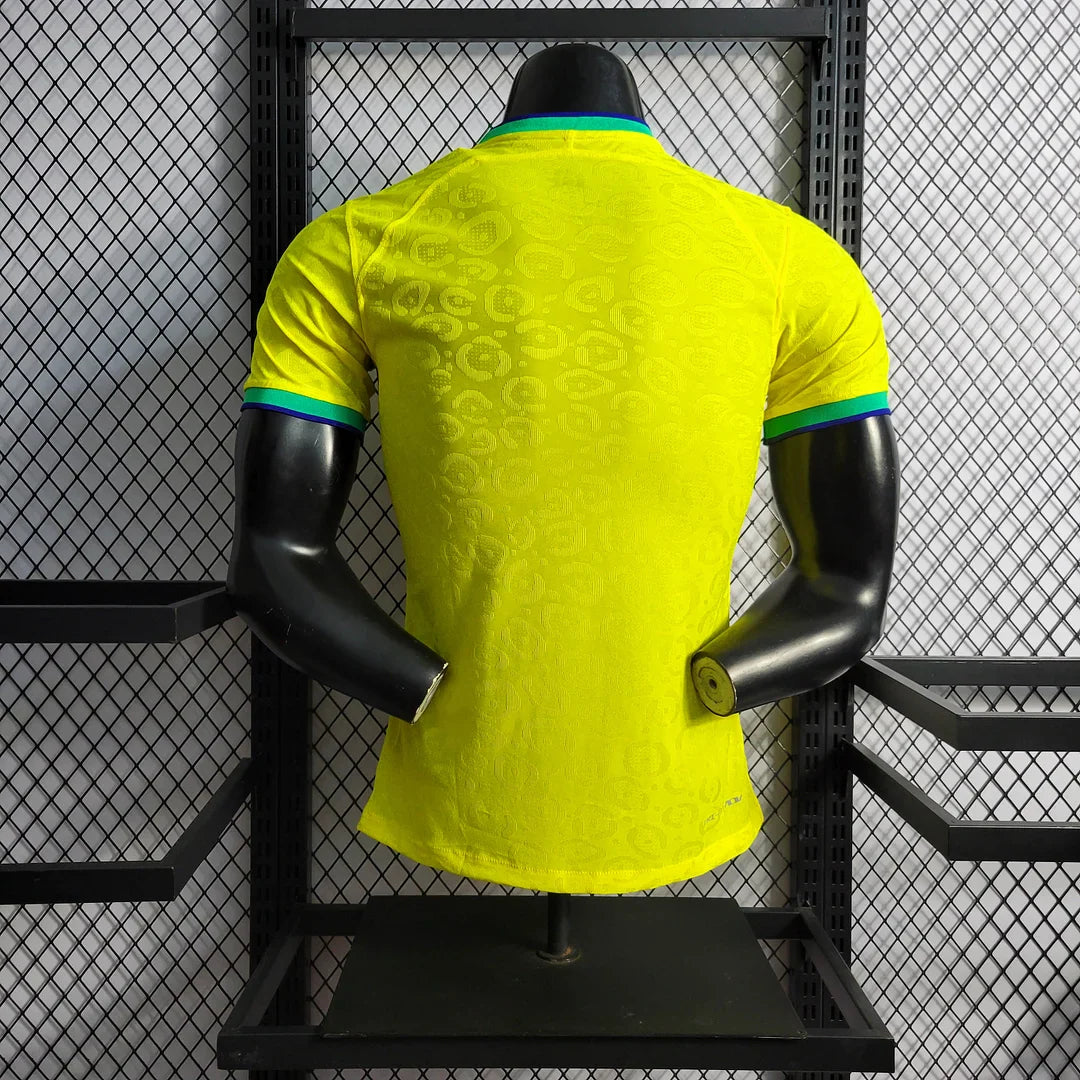 2022 World Cup Brazil Home Soccer Jersey - Player Version FTBL4ALL