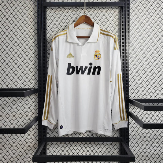 2011/2012 Retro Long Sleeve Real Madrid Home FTBL4ALL