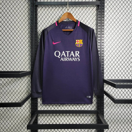 2016/2017 Retro Long Sleeve Barcelona Away Football Shirt 1:1 FTBL4ALL