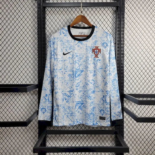 2024 Long Sleeves Portugal Away Soccer Jersey FTBL4ALL