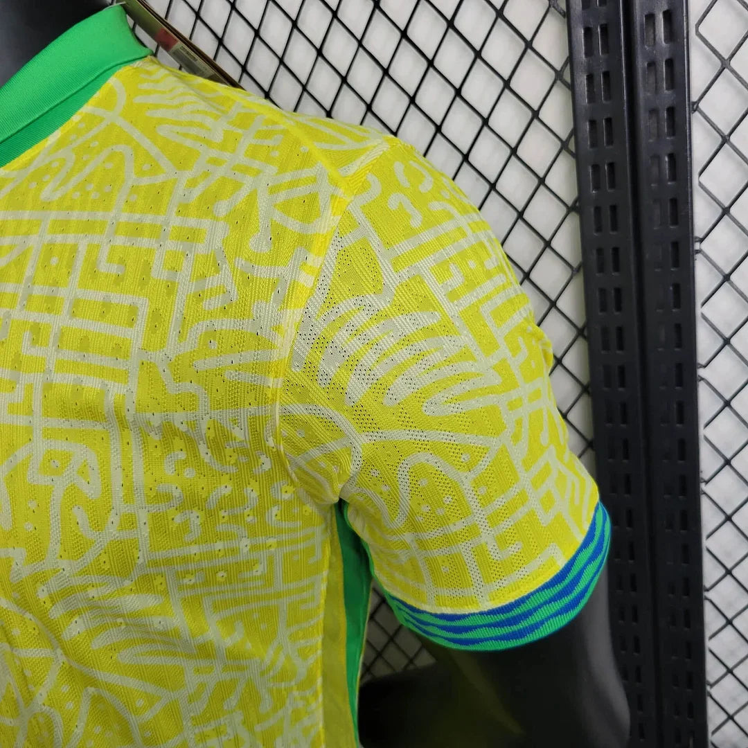 2024 Brazil Home Soccer Jersey - Player Version FTBL4ALL
