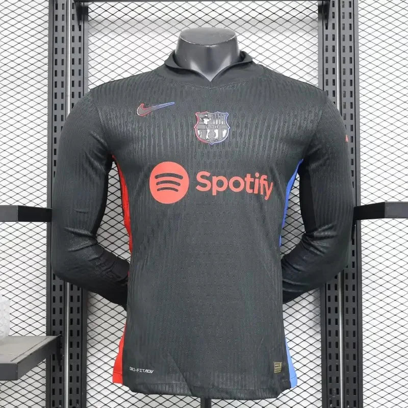 2024/2025 Long Sleeve Player Version Barcelona Away Jersey 1:1 Thai Quality FTBL4ALL
