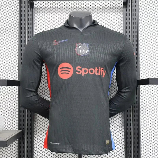2024/2025 Long Sleeve Player Version Barcelona Away Jersey 1:1 Thai Quality FTBL4ALL