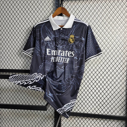 2023/2024 Real Madrid Chinese Dragon Black Football Shirt FTBL4ALL