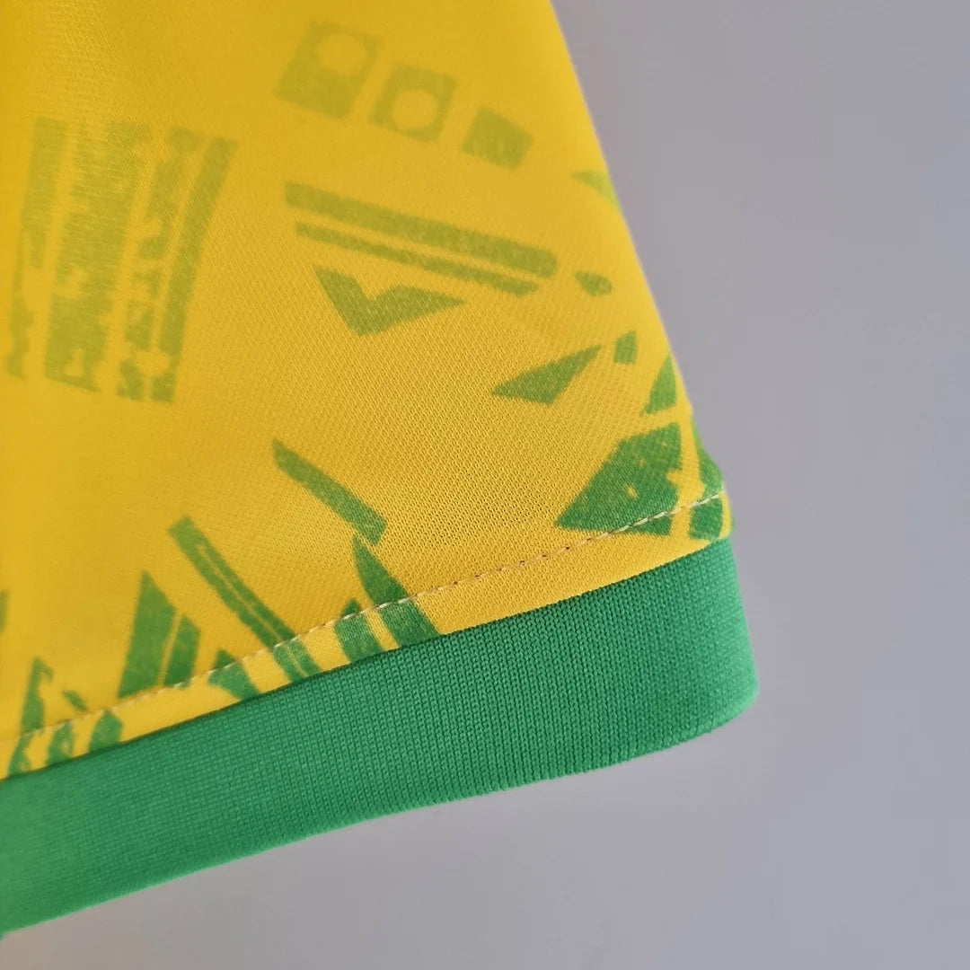 2022 Brazil Classic Soccer Jersey Yellow FTBL4ALL
