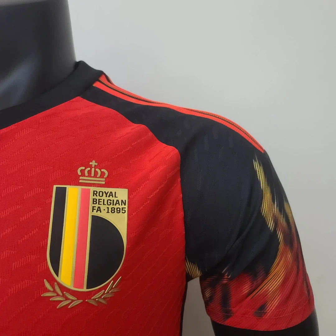 2022 FIFA World Cup Belgium Home Soccer Shirt - Player Version FTBL4ALL