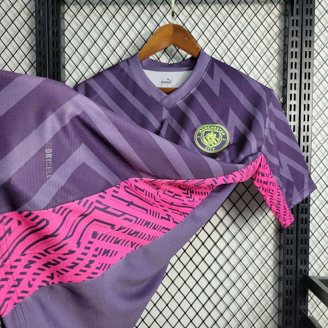 2023/2024 Manchester City Goalkeeper Purple Football Shirt 1:1 Thai Quality FTBL4ALL
