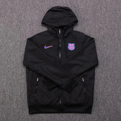 2024/2025 Barcelona Windbreaker Black Jersey 1:1 Thai Quality FTBL4ALL