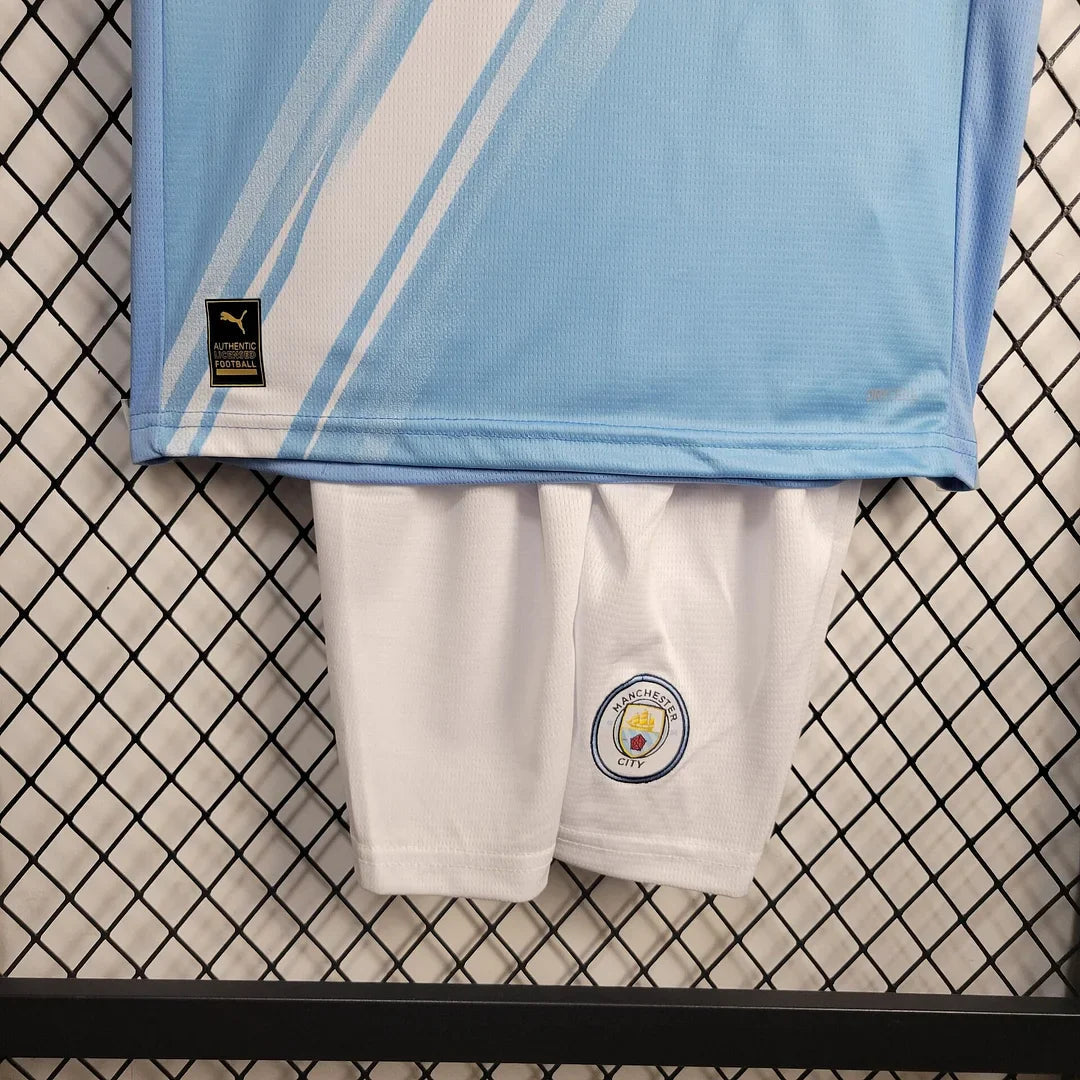2025/2026 Manchester City Home Football Shirt Kids Size FTBL4ALL