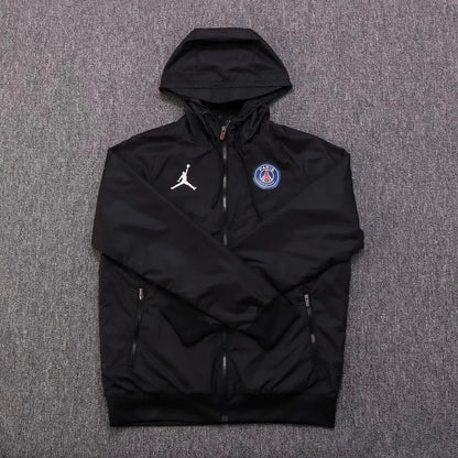 2024/2025 PSG Windbreaker Black Jersey 1:1 Thai Quality FTBL4ALL