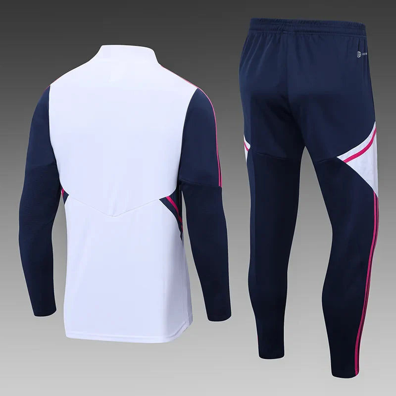 2022/2023 Arsenal Half-Pull Tracksuit White 1:1 Thai Qualit FTBL4ALL