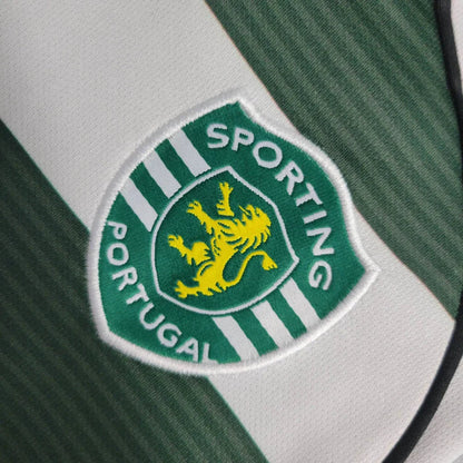 2001/2003 Retro Long Sleeve Sporting Lisbon Home Football Shirt FTBL4ALL