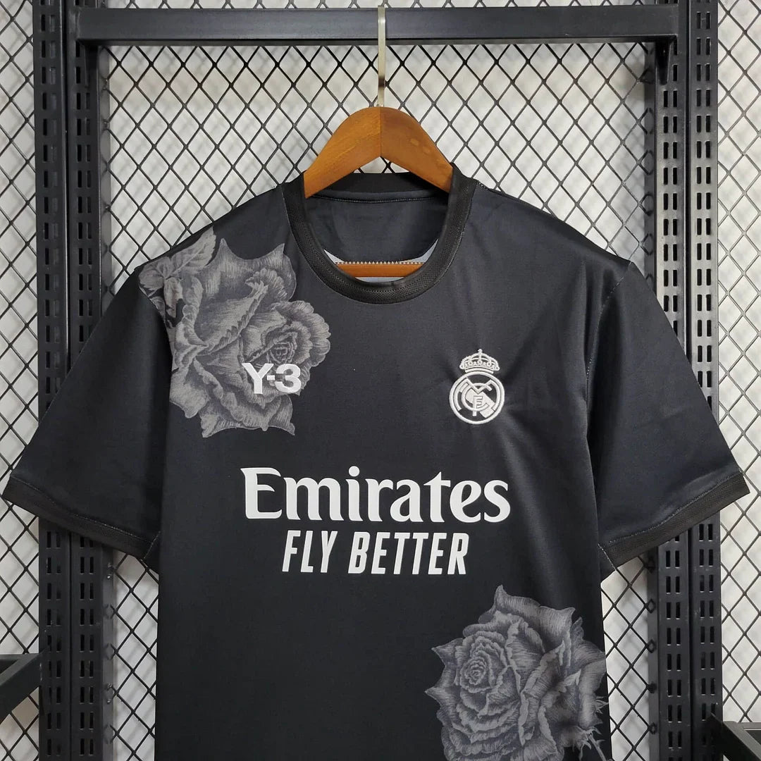 2024/2025 Real Madrid Y-3 Special Edition Black Football Shirt FTBL4ALL