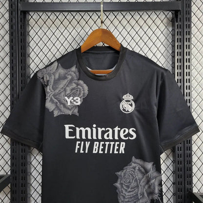 2024/2025 Real Madrid Y-3 Special Edition Black Football Shirt FTBL4ALL