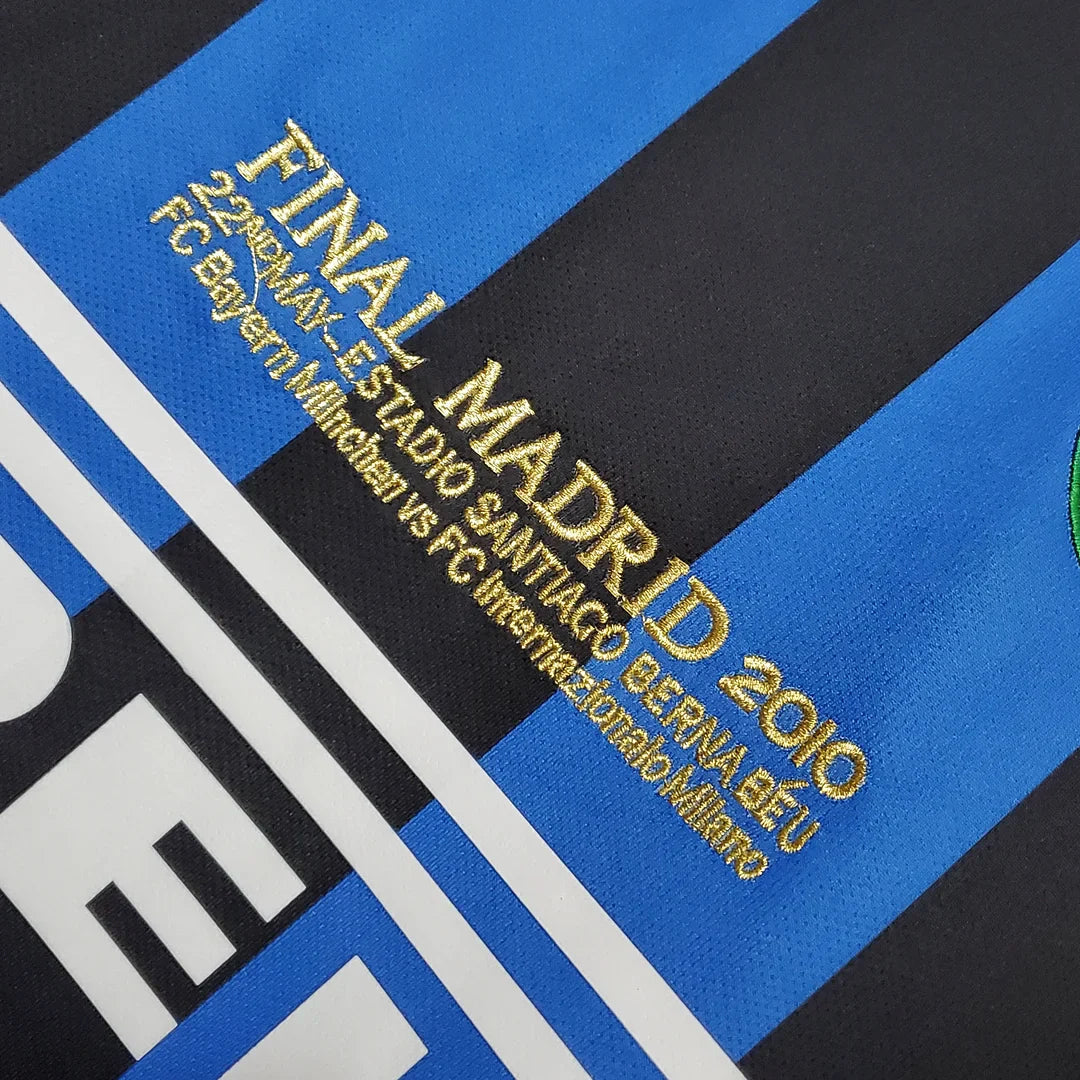 2009/2010 Retro Internazionale Milan Home UEFA Champions League Edition Football Jersey 1:1 Thai Quality FTBL4ALL