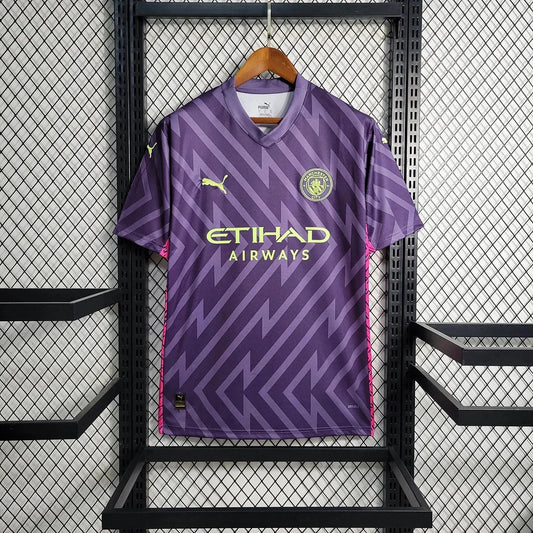 2023/2024 Manchester City Goalkeeper Purple Football Shirt 1:1 Thai Quality FTBL4ALL