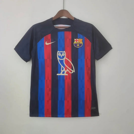 2022/2023 Barcelona Home Drake Model Football Shirt 1:1 Thai Quality FTBL4ALL