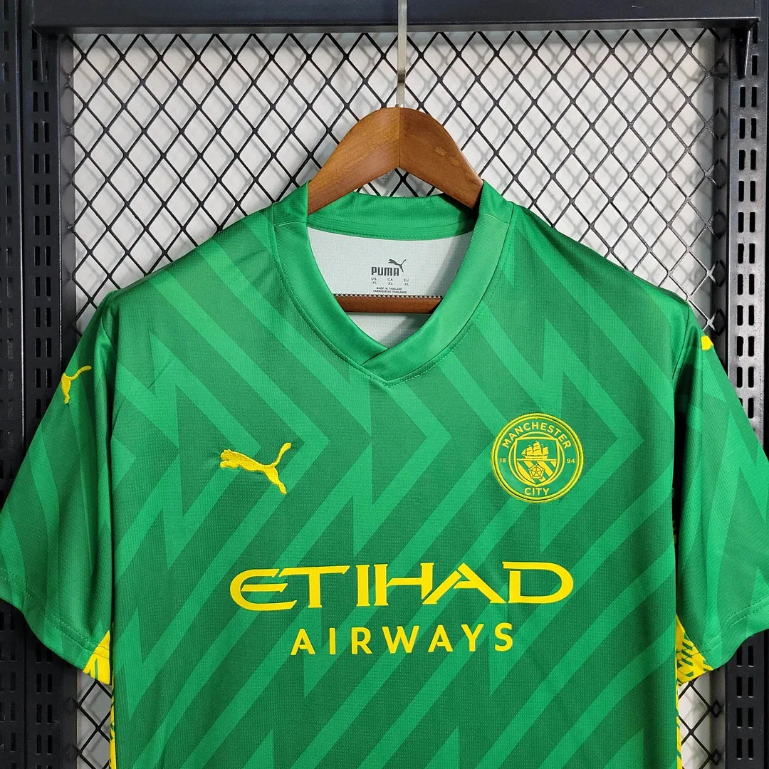 2023/2024 Manchester City Goalkeeper Green Football Shirt 1:1 Thai Quality FTBL4ALL