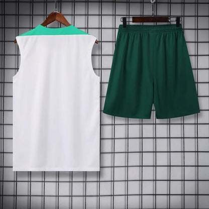 2024 Portugal Pre-match Training White Jersey+Shorts 1:1 Thai Quality FTBL4ALL