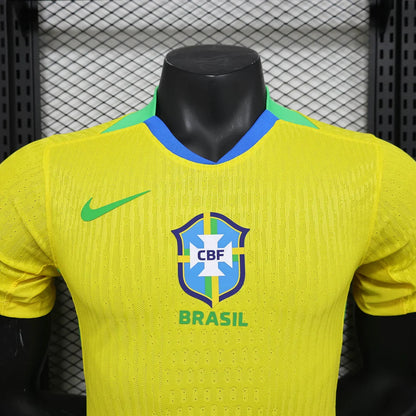 2025 Brazil Home Soccer Jersey - Player Version FTBL4ALL