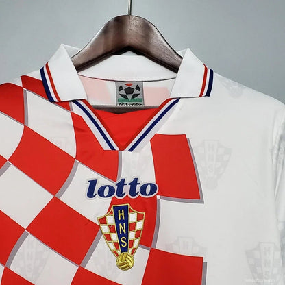 1998 Retro FIFA World Cup Croatia Home Soccer Shirt FTBL4ALL