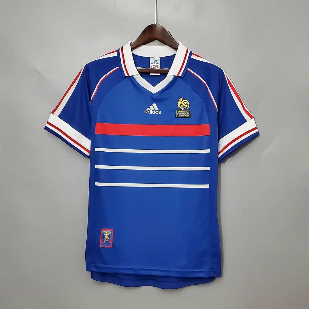 1998 Retro France Home Football Shirt FTBL4ALL