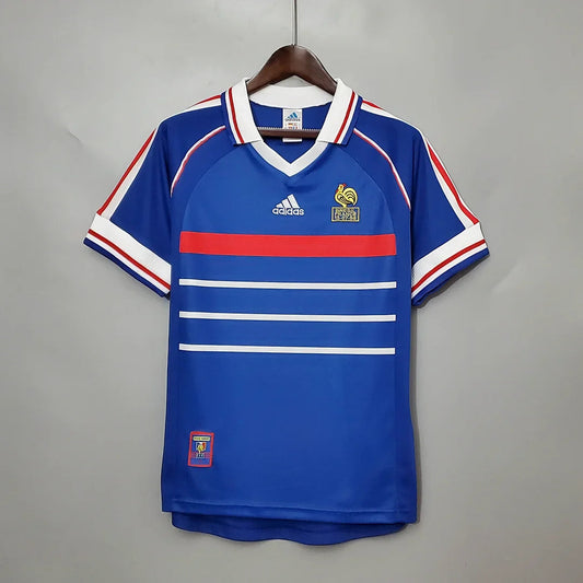1998 Retro France Home Football Shirt FTBL4ALL