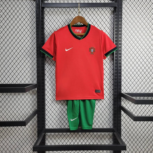 2024 Portugal Home Football Shirt Kids Size 1:1 Thai Quality FTBL4ALL