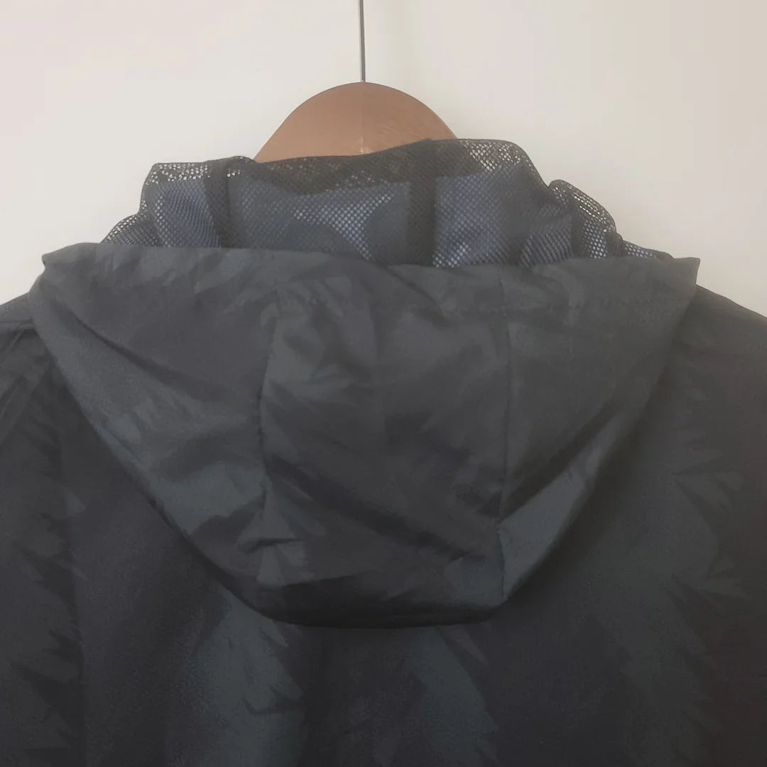 2022/2023 Juventus Windbreaker Black White Edge FTBL4ALL