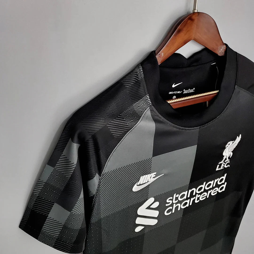 Liverpool Goalkeeper Soccer Jersey Black 2021/2022 Retro 1:1 Thai Quality FTBL4ALL
