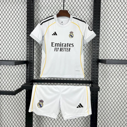 2025/2026 Real Madrid Home Football Shirt Kids Size FTBL4ALL