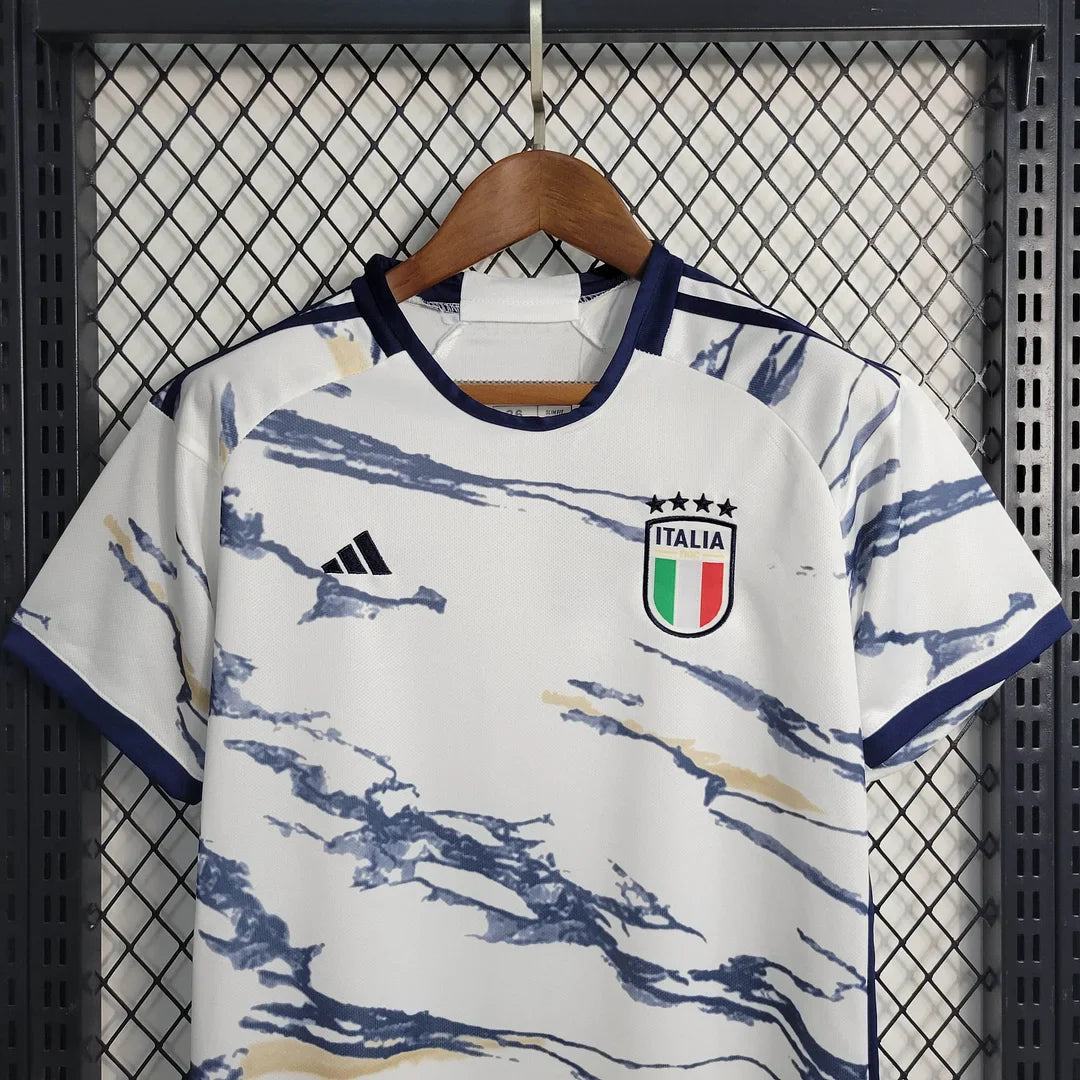 2023 Italy Away Soccer Shirt Kids Size FTBL4ALL