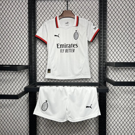 2024/2025 AC Milan Away Football Shirt 1:1 Thai Quality Kids Size FTBL4ALL
