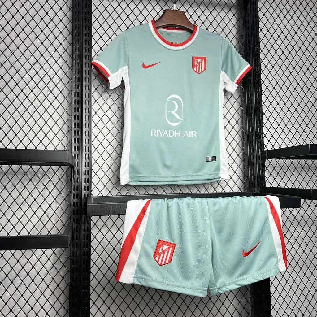 2024/2025 Atletico Madrid Away Football Shirt Kids Size 1:1 Thai Quality FTBL4ALL