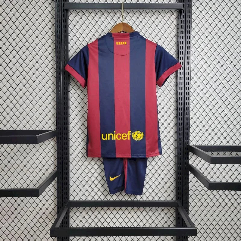 2014/2015 Retro Kids Size Barcelona Home Football Shirt 1:1 Thai Quality FTBL4ALL