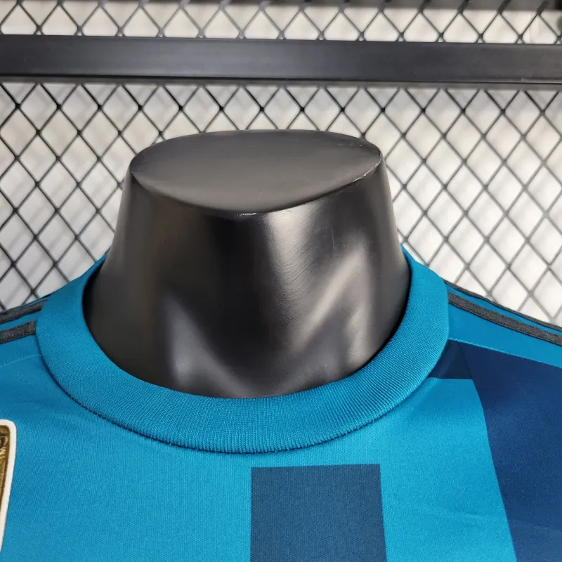 2017/2018 Long Sleeve Retro Real Madrid Third Away Football Shirt 1:1 Thai Quality FTBL4ALL