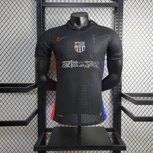Barcelona x Travis Scott 24/25 Away Football Jersey Player Version FTBL4ALL