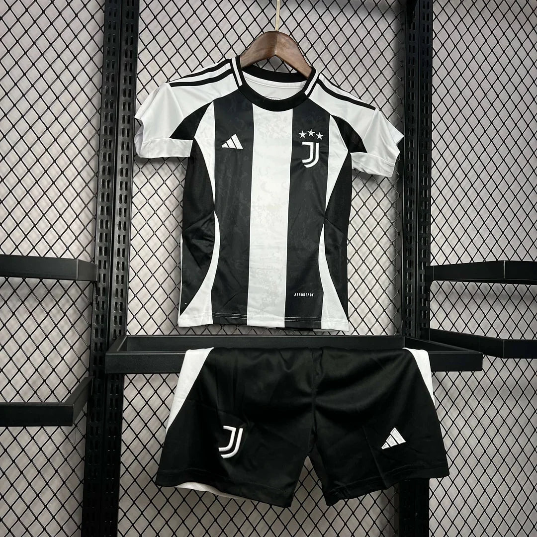 2024/2025 Juventus Home Soccer Jersey 1:1 Thai Quality Kids Size FTBL4ALL