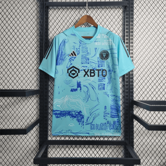 2023/2024 Inter Miami Training Wear blue Soccer Jersey 1:1 Thai Quality FTBL4ALL