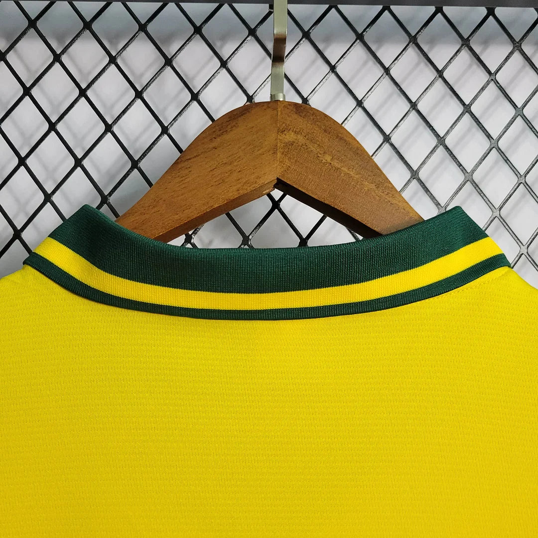 1994 Retro Brazil Soccer Jersey Home FTBL4ALL